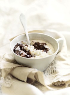 Choc-orange rice pudding