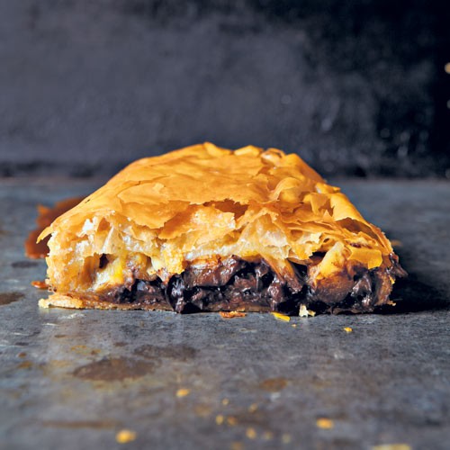 Choc-pear crisp