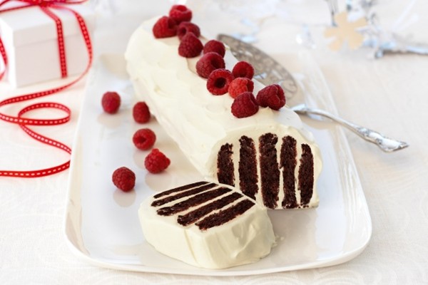 Choc ripple cake