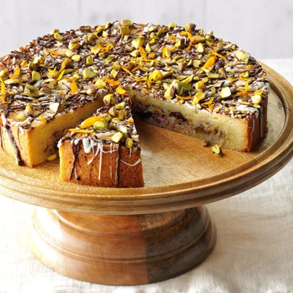 Chocolate & cardamom coconut tart