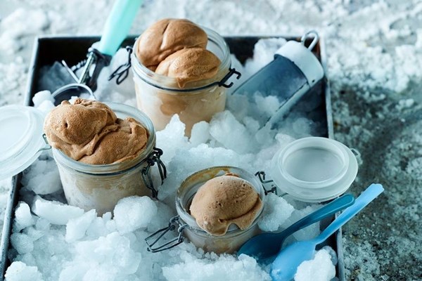 Chocolate & fennel ice cream