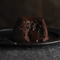 Chocolate & hazelnut 'melt-in-the-middle' pudding