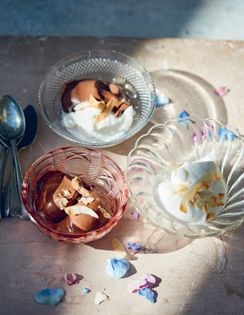 Chocolate & lemongrass ice cream
