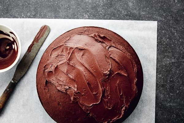 Chocolate & maple banana cake 
