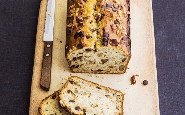 Chocolate & nut banana bread