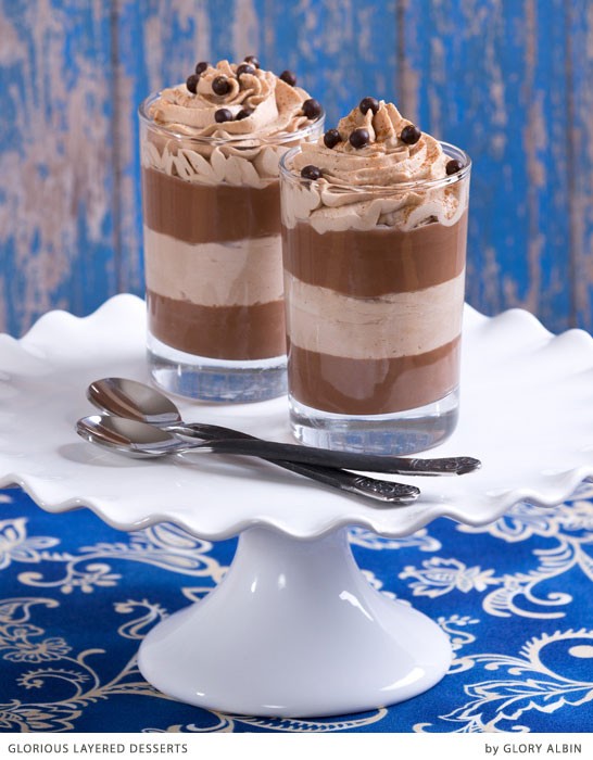 Chocolate & Nutella cream dessert