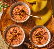 Chocolate & orange rice pudding