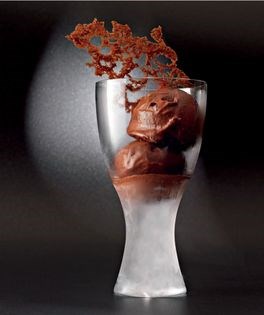 Chocolate & raspberry sorbet