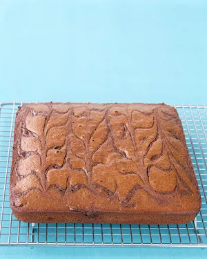 Chocolate -swirl gingerbread
