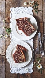 Chocolate & vanilla muddle cake