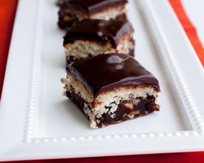 Chocolate-almond-coconut bars