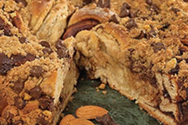 Chocolate almond coffeecake