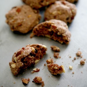 Chocolate-almond cookies (Strazzate)