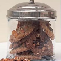 Chocolate almond crunchies
