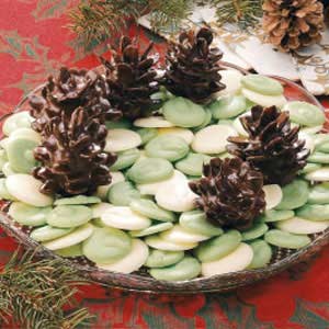Chocolate almond pinecones