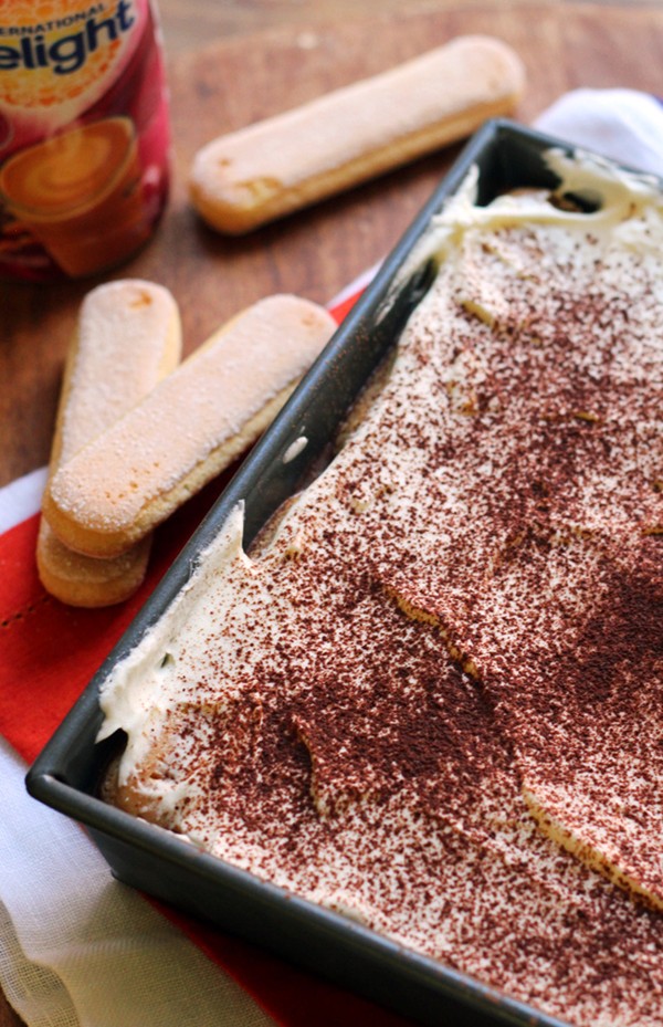 Chocolate almond tiramisu