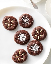 Chocolate amaretti cookies
