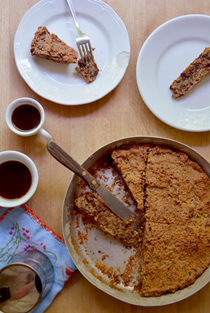 Chocolate and almond cake