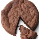 Chocolate and almond fudge cake