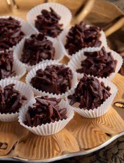 Chocolate and almond rochers