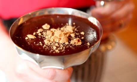 Chocolate and Amaretto pudding