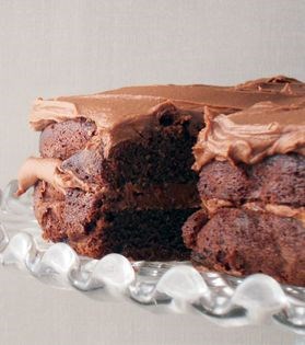 Chocolate and banana cake