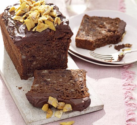 Chocolate and banana cake