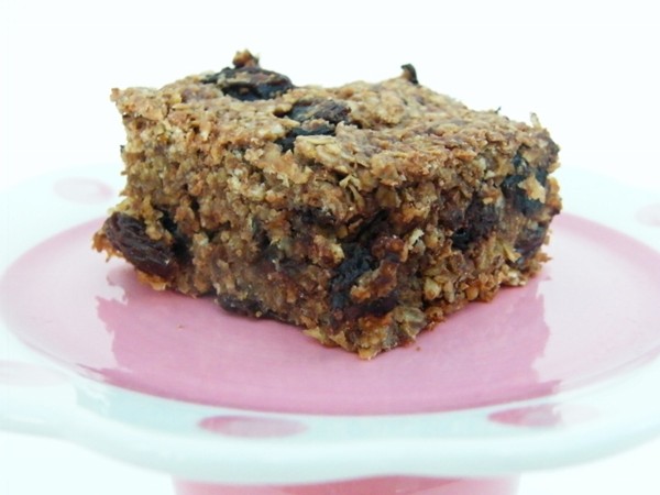 Chocolate and banana flapjacks