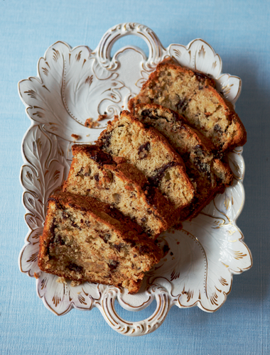 Chocolate and banana loaf