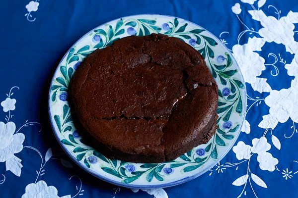 Chocolate and chestnut cake