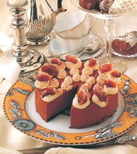 Chocolate and chestnut mousse