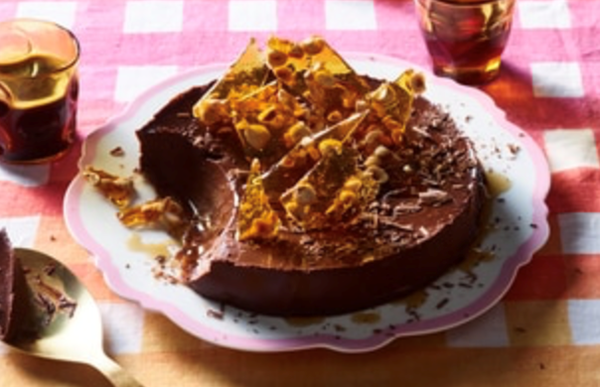 Chocolate and coffee panna cotta