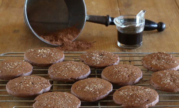 Chocolate and coffee vino cotto biscuits