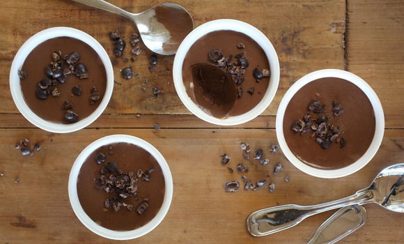Chocolate and coffee vino cotto parfait