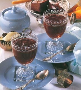 Chocolate and Cointreau mousse