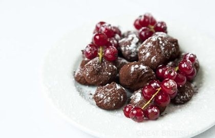 Chocolate and Drambuie truffles