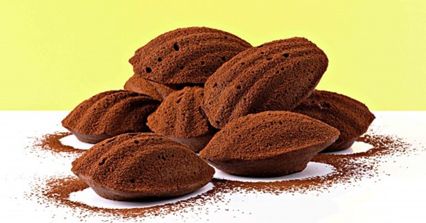 Chocolate and Frangelico madeleines