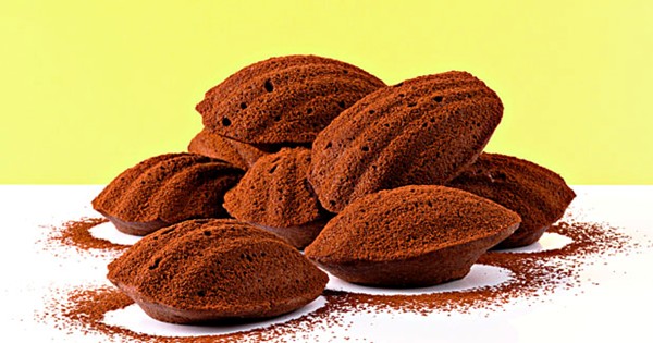 Chocolate and Frangelico madeleines