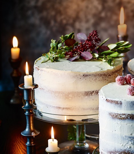 Chocolate and ginger cake with sweet sherry buttercream