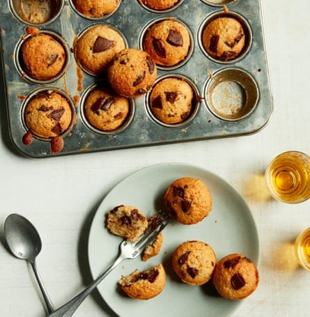 Chocolate and hazelnut brown butter financiers