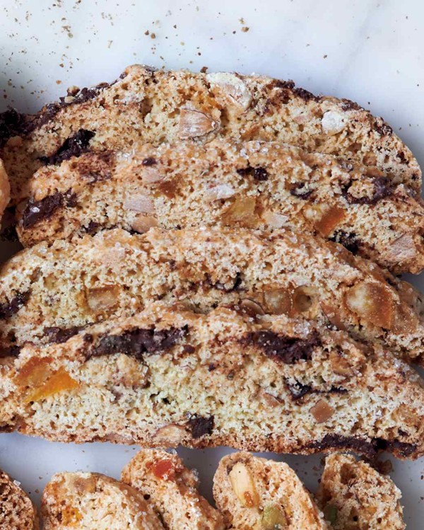 Chocolate and orange biscotti