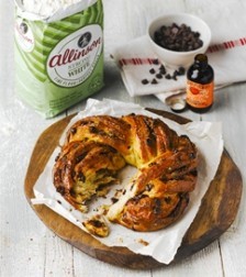 Chocolate and orange Northumberland twist