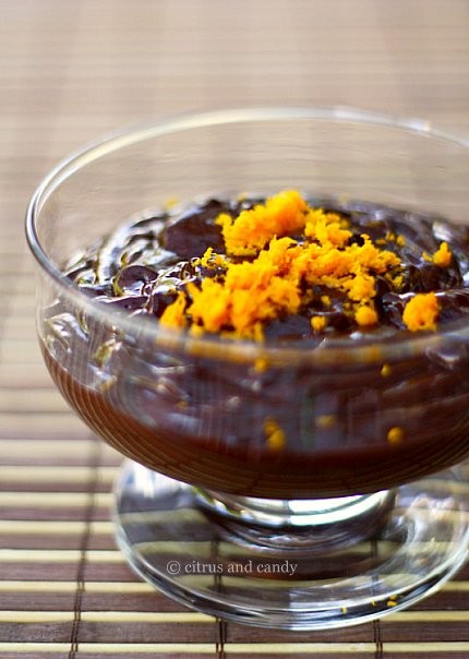 Chocolate and orange sabayon