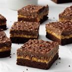 Chocolate and peanut butter crispy bars