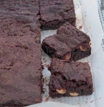 Chocolate and prune brownies