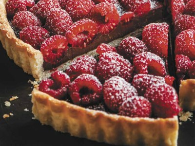 Chocolate and raspberry tart (Crostata di cioccolato e lamponi)