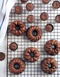 Chocolate and rum canneles