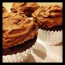 Chocolate and Sichuan peppercorn cupcakes (MaLa cupcakes)