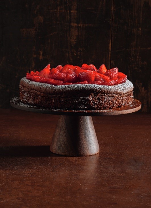 Chocolate and strawberry cake (Torta di cioccolato e fragole)