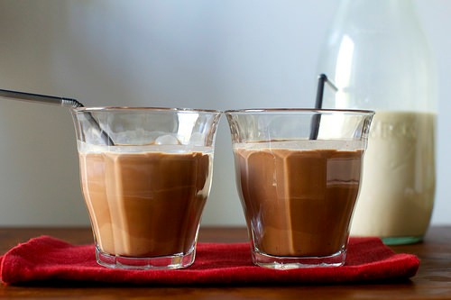 Chocolate and toasted hazelnut milk